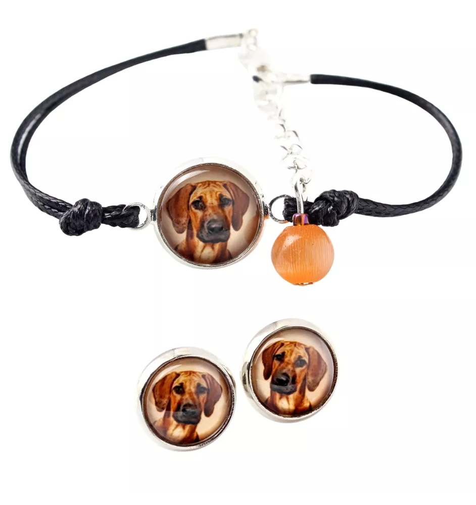 Rhodesian Ridgeback - Schmuckset mit Ihrem Foto, Schmuckstück für Frauen, handgefertigtes Produkt, handgefertigtes Produkt mit Leidenschaft für die Marke Art-Dog.