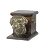 Rhodesian Ridgeback, African Lionhound, African Lion Dog - urn for dog ashes with a statuette, elegant urn for a dog, unique urn with a bust of a dog by Art-Dog brand