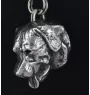 Rottweiler, Rott, Rottie - Necklace with dog, silver-plated pendant for dog fan, unique jewelry by Art-Dog brand