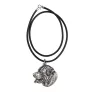 Rottweiler, Rott, Rottie III - Necklace with dog, silver-plated pendant for dog fan, unique jewelry by Art-Dog brand