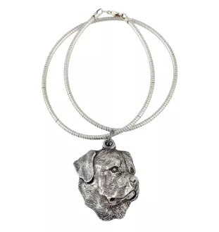 Rottweiler II - Hundehalsband, einzigartiger Schmuck für den Hundefan, einzigartiger Kreuzotter-Anhänger der Marke Art-Dog