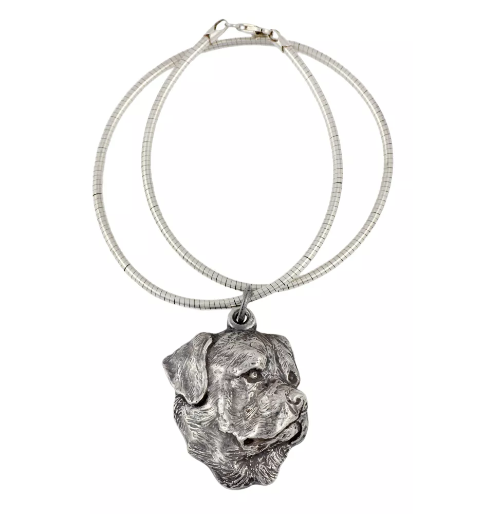 Rottweiler, Bouvier allemand II - Collier pour chien, bijoux uniques pour les fans de chiens, pendentif vipère unique de la marque Art-Dog