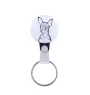 Russian Toy, Russkiy Toy, Russian Terrier, Moscow Toy Terrier - keychain with a dog portrait, pendant with the brand's own Art-Dog graphics
