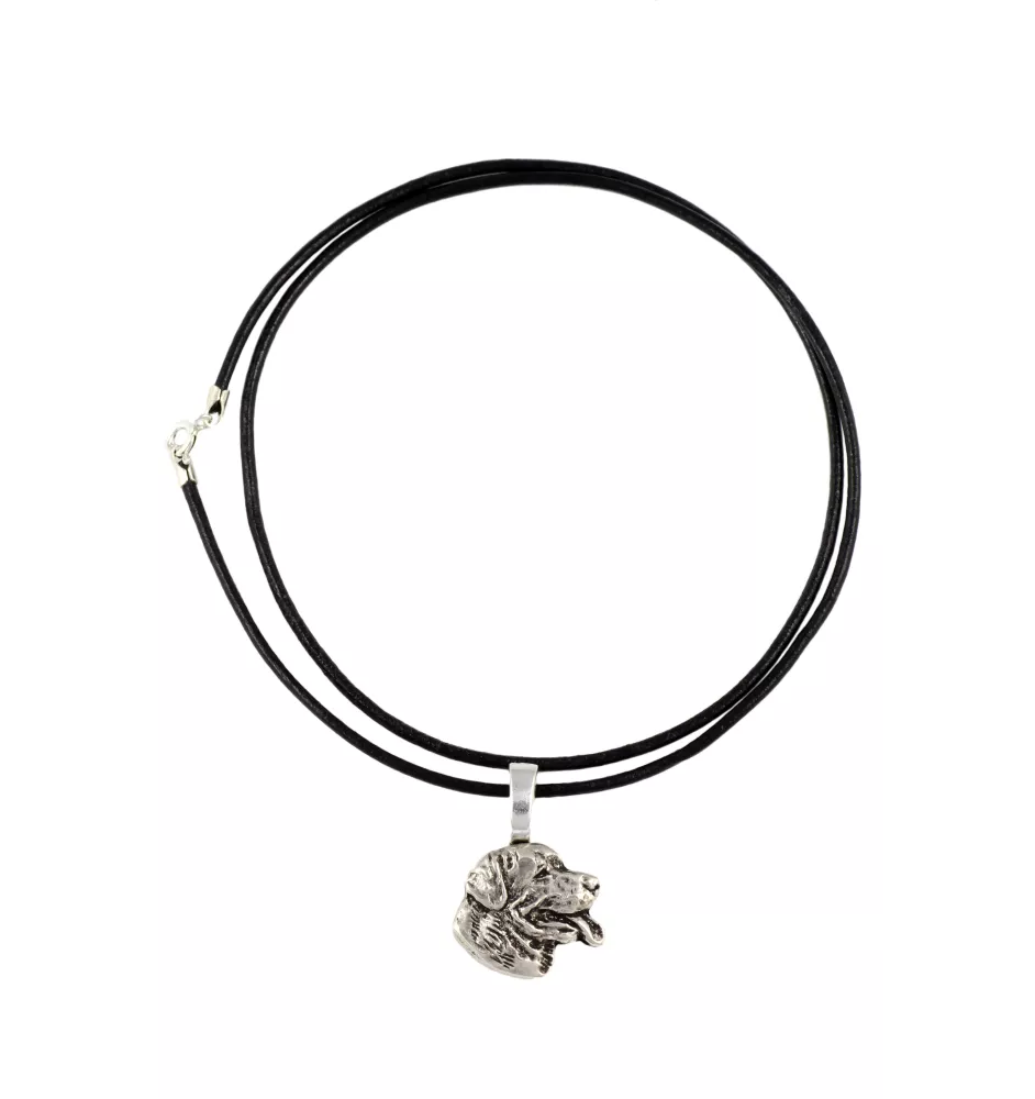 Rottweiler II - Hundehalsband, versilberter Anhänger für den Hundeliebhaber, dezenter Schmuck von Art-Dog