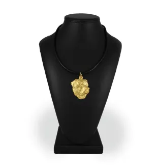 Rottweiler, Bouvier allemand I - Collier de chien dans une boîte cadeau, pendentif plaqué or pour les fans de chiens, bijoux remarquables par Art-Dog