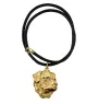 Rottweiler, Rott, Rottie II - Dog necklace in gift box, gold-plated pendant for dog fan, striking jewellery by Art-Dog