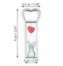 Russian Toy, Russkiy Toy, Russian Terrier, Moscow Toy Terrier - bottle opener with a dog, personalized fridge opener, unique gift for a man by Art-Dog brand