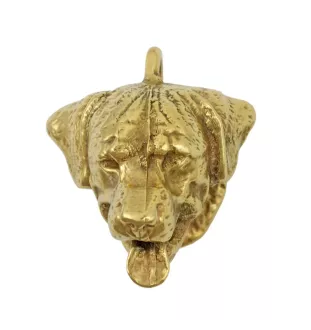 Rottweiler - Hundehalsband in Geschenkbox, vergoldeter Anhänger für Hundefans, auffälliger Schmuck von Art-Dog