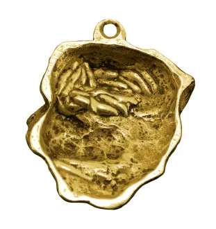 Rottweiler, Rott, Rottie II - Dog necklace, gold-plated pendant for dog fan, unique jewellery by Art-Dog brand