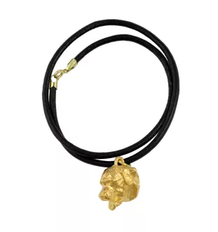 Rottweiler - Hundehalsband, vergoldeter Anhänger für Hundefans, einzigartiger Schmuck der Marke Art-Dog