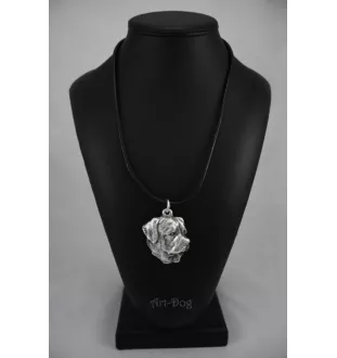 Rottweiler, Bouvier allemand II - Collier de chien dans une boîte cadeau, médaillon argenté pour fan de chien, pendentif remarquable de la marque Art-Dog
