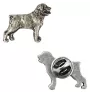 Rottweiler  - Versilberte Hundebrosche, elegante Anstecknadel, Jackenreversschmuck der Marke Art-Dog