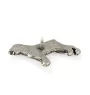 Rottweiler, Rott, Rottie  - Silver-plated dog brooch, elegant pin, jacket lapel decoration by Art-Dog brand