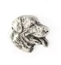 Rottweiler, Bouvier allemand II  - Broche chien argentée, épingle élégante, décoration de revers de veste par la marque Art-Dog