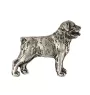 Rottweiler pin posrebrzony w pudełku Art-Dog