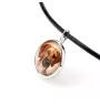 Chien de Rhodésie à crête dorsale, Rhodesian ridgeback - ensemble de bijoux avec votre photo, ensemble fait à la main, bracelet et collier de la marque Art.-Dog