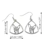 Petit chien russe, Toy Terrier Russe, Toychik, Toy-tchik - boucles d'oreilles avec chien, boucles d'oreilles pendantes avec photo, bijoux personnalisés avec impression de la marque Art-Dog