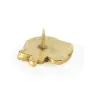 Rottweiler, Bouvier allemand II - Broche de chien dans une boîte décorative, épingle élégante en plaqué or, épingle de veste de la marque Art-Dog