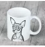 Russian Toy, Russkiy Toy, Russian Terrier, Moscow Toy Terrier - cup with a dog, cup with a photo, personalized gift from the Art-Dog brand