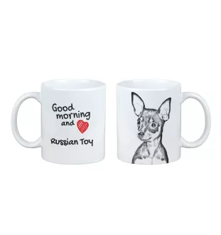 Petit chien russe, Toy Terrier Russe, Toychik, Toy-tchik - tasse avec chien, tasse avec photo, cadeau personnalisé de la marque Art-Dog