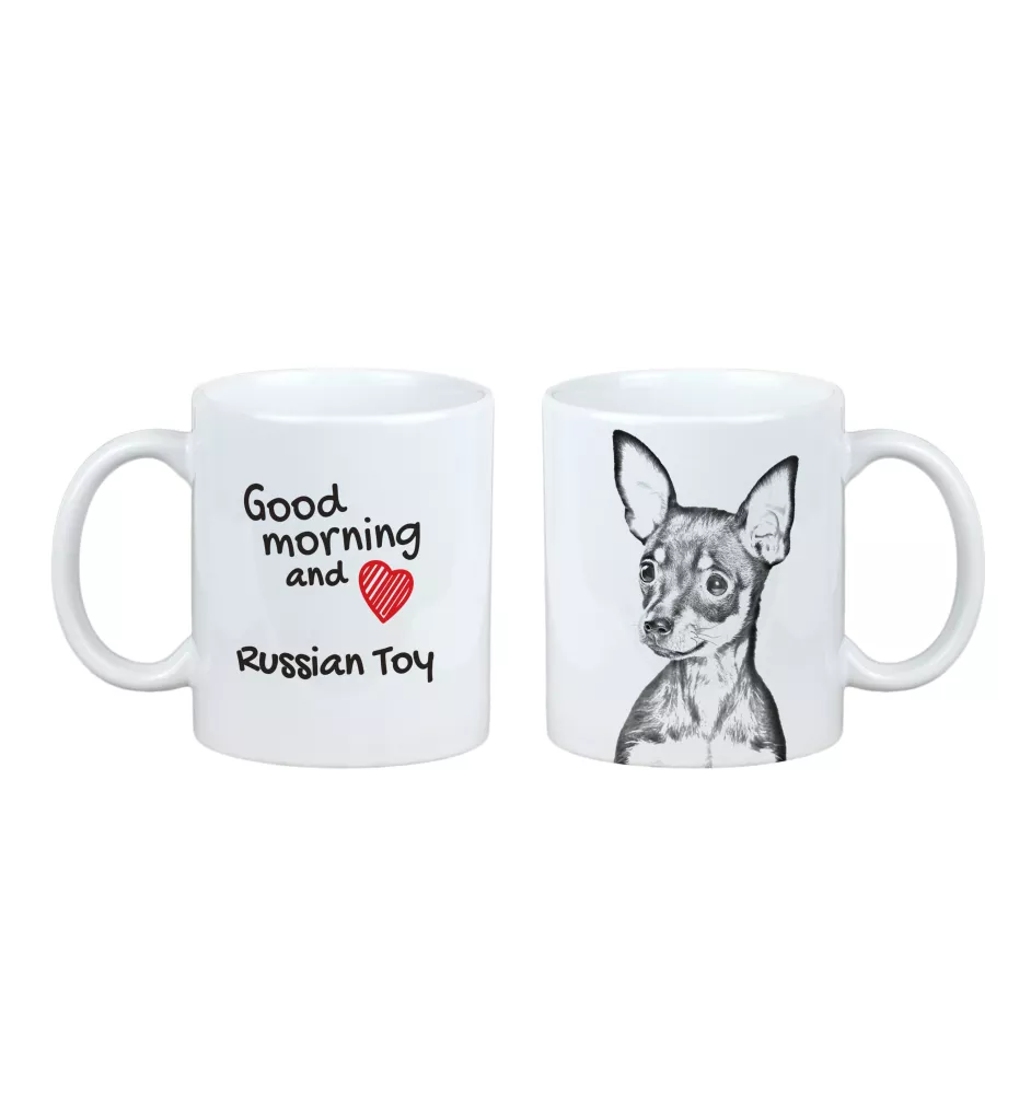 Rosyjski toy kubek z psem good morning Art-Dog