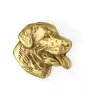 Rottweiler II - Vergoldete Brosche, eleganter Hundeschmuck, einzigartige Brosche der Marke Art-Dog