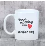 Rosyjski toy kubek z psem good morning Art-Dog