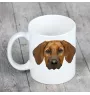 Chien de Rhodésie à crête dorsale, Rhodesian ridgeback - tasse avec une photo et un motif de chien géométrique Art-Dog