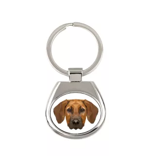 Rhodesian Ridgeback - geometrischer Schlüsselanhänger mit Foto und Aufschrift Art-Dog