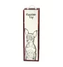 Russischer Toy, Russkiy Toy, Russischer Zwergspaniel - Weinbox mit Hund, Alkoholbox mit Grafik, personalisierte Geschenkbox der Marke Art-Dog