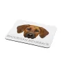 Rhodesian Ridgeback - geometrisches Mauspad mit Bild und Aufschrift von Art-Dog