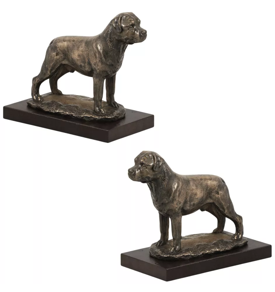 Rottweiler, Bouvier allemand I - statue de chien, figurine pour bureau, trophée pour exposition canine par la marque Art-Dog