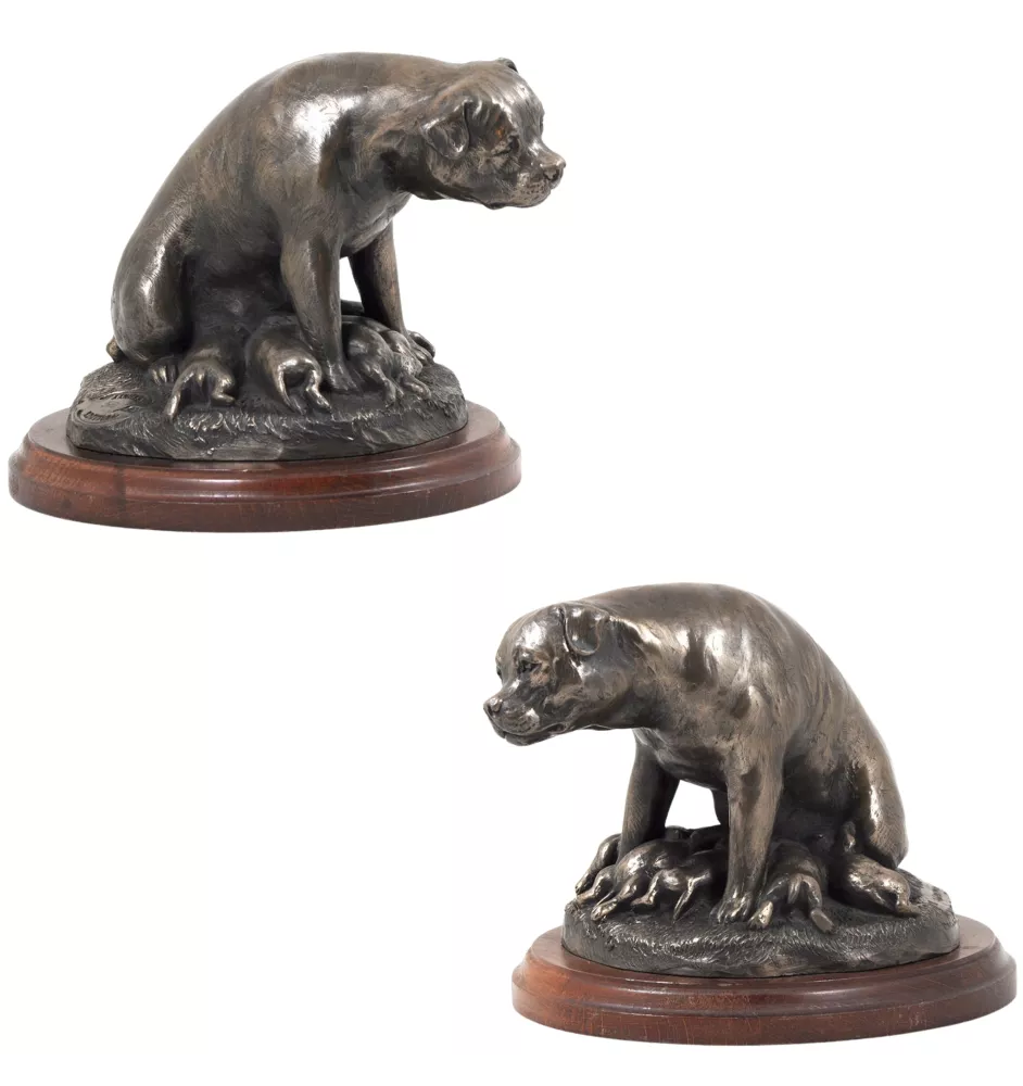 Rottweiler II - Hundestatue, Figur für Büro, Trophäe für Hundeausstellung von Art-Dog brand