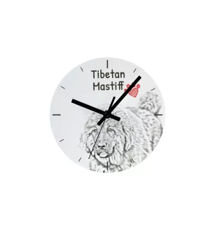 Russischer Toy, Russkiy Toy, Russischer Zwergspaniel - Wanduhr mit Hund, Regal Uhr mit Druck, personalisierte Hausdekoration von Art-Dog.