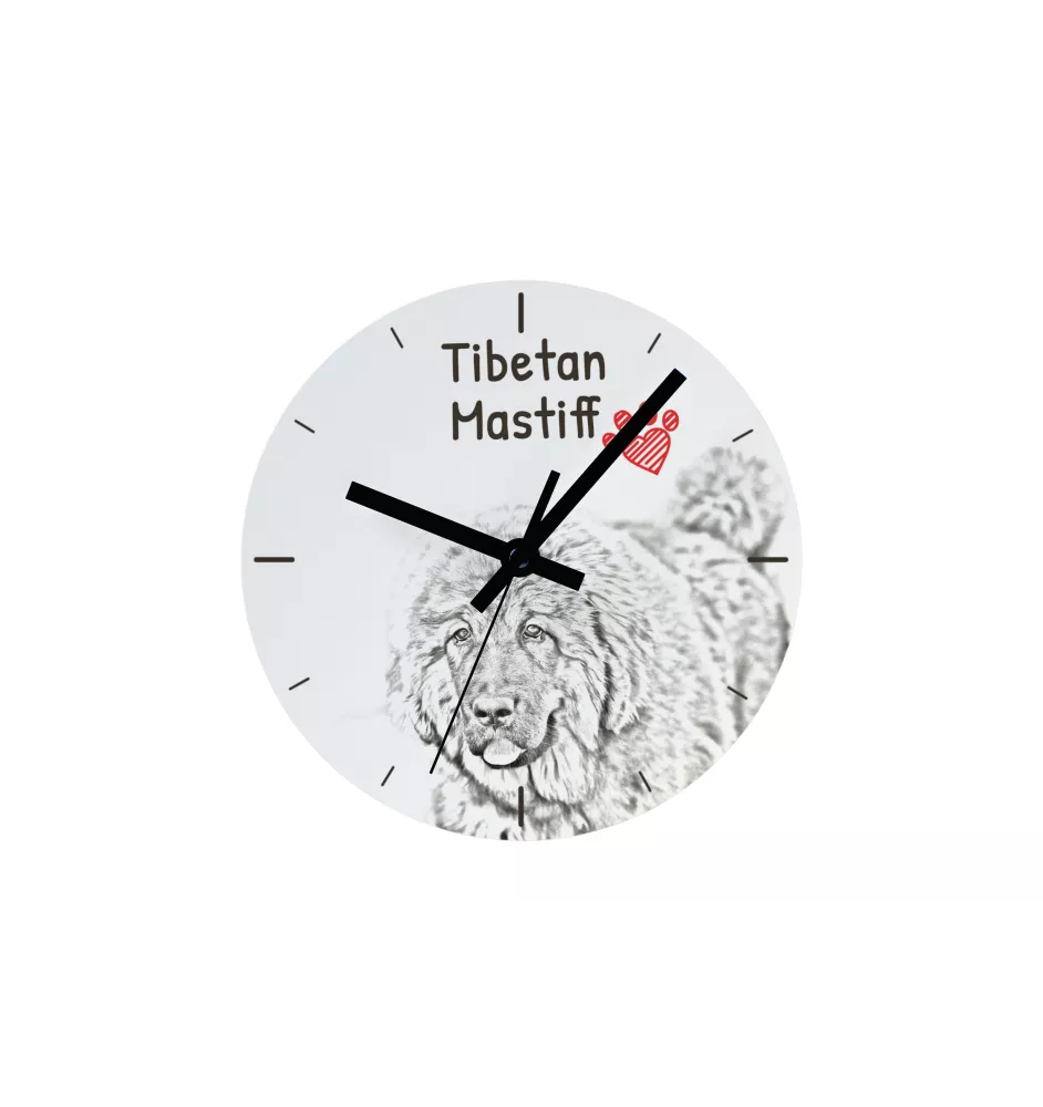 Russischer Toy, Russkiy Toy, Russischer Zwergspaniel - Wanduhr mit Hund, Regal Uhr mit Druck, personalisierte Hausdekoration von Art-Dog.