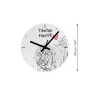 Petit chien russe, Toy Terrier Russe, Toychik, Toy-tchik - horloge murale avec chien, horloge de table avec impression, décoration personnalisée de la maison de la marque Art-Dog