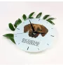 Rhodesian Ridgeback, African Lionhound, African Lion Dog - geometric wall clock with a picture and the brand name Art-Dog