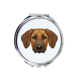 Rhodesian Ridgeback, African Lionhound, African Lion Dog - mirror with a geometric design and the brand name Art-Dog