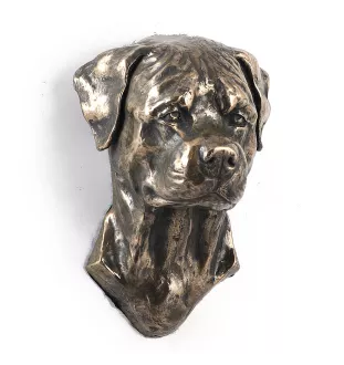 Rottweiler, Rott, Rottie - Dog statue, hanging bust, unique decoration for dog lover by Art-Dog brand