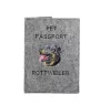 Rottweiler - Hundepassetui, Dokumententasche, Geschenk für den Reisenden von der Marke Art-Dog