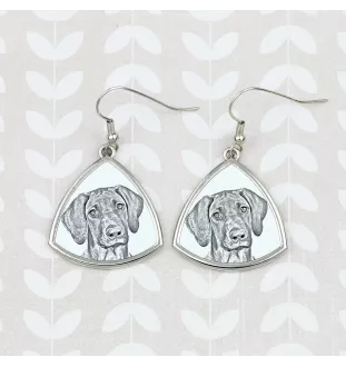 Rhodesian Ridgeback - Hund Ohrringe, hängende Ohrringe mit Bild, personalisierter Schmuck mit dem Aufdruck der Marke Art-Dog