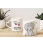 Chien de Rhodésie à crête dorsale, Rhodesian ridgeback - tasse avec chien, une tasse adorable avec une anse en forme de cœur, un cadeau universel de la marque Art-Dog