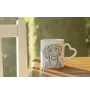 Chien de Rhodésie à crête dorsale, Rhodesian ridgeback - tasse avec chien, une tasse adorable avec une anse en forme de cœur, un cadeau universel de la marque Art-Dog