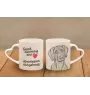 Rhodesian Ridgeback - Tasse mit Hund, entzückende Tasse mit herzförmigem Henkel, universelles Geschenk der Marke Art-Dog