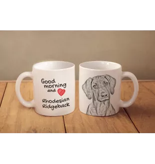 Rhodesian Ridgeback - Tasse mit Hund, Tasse mit Bild, personalisiertes Geschenk der Marke Art-Dog