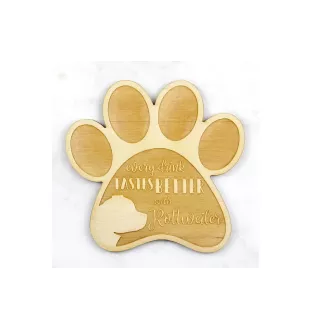 Rottweiler - Tasse Untersetzer, graviert Untersetzer mit Hund, Geschenk für Hundeliebhaber von Art-Dog Marke