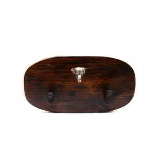 Rottweiler III wieszak drewniany podwójny Art-Dog