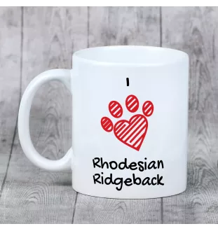 Rhodesian Ridgeback - Tasse mit Hund, entzückende Tasse mit Grafik, Geschenk mit Ihrem Foto von der Marke Art-Dog