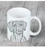 Chien de Rhodésie à crête dorsale, Rhodesian ridgeback - tasse avec chien, une tasse adorable avec une illustration, un cadeau avec votre photo de la marque Art-Dog