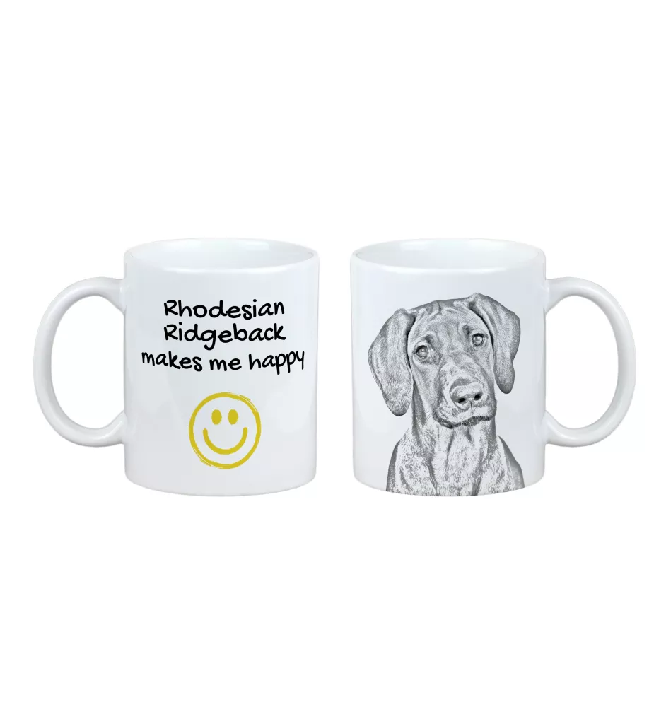 Rhodesian Ridgeback, African Lionhound, African Lion Dog - cup with a dog, cheerful cup for a dog lover, personalized gift from the Art-Dog brand